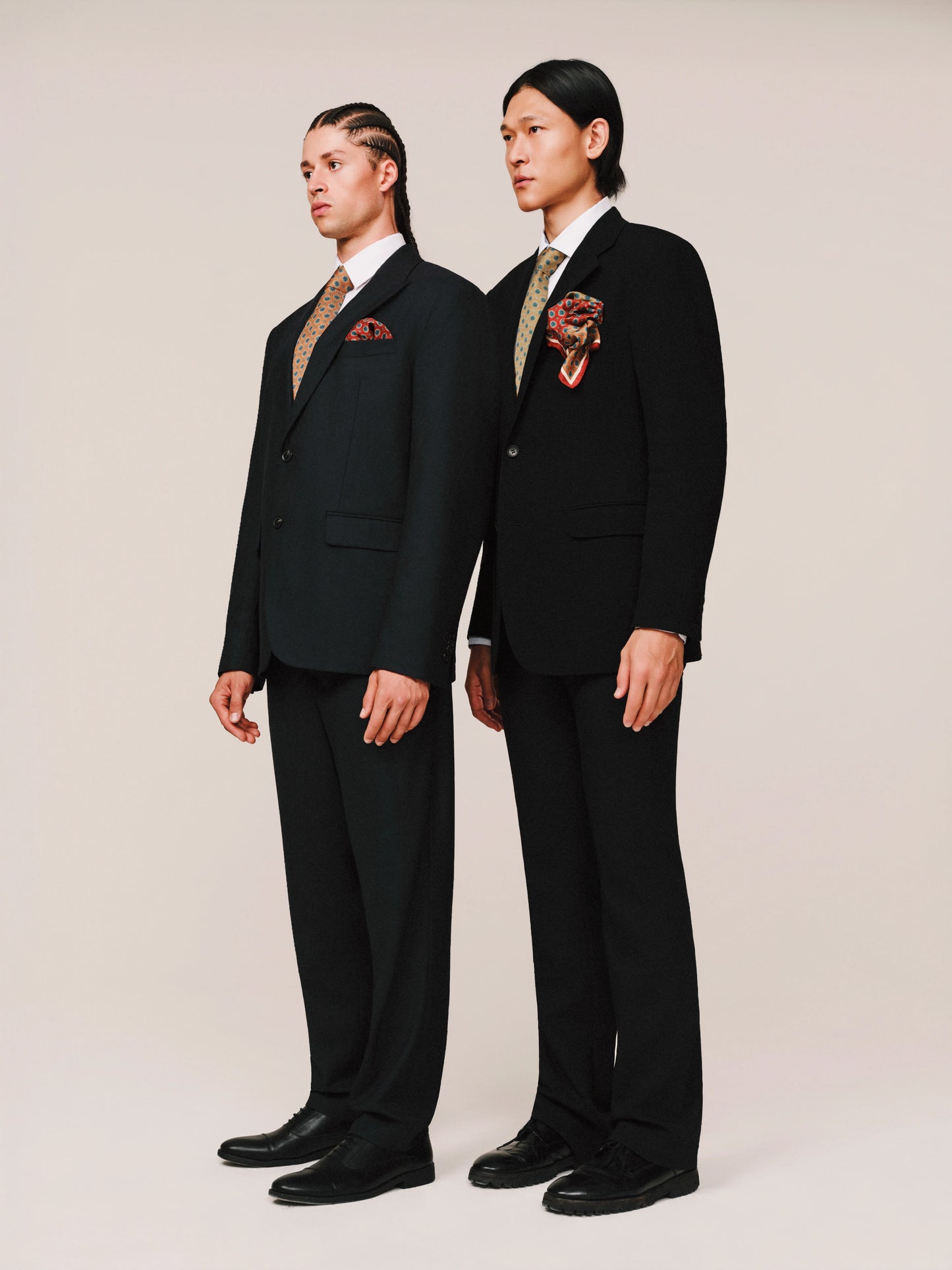 The Mughal Painted Pocket Square